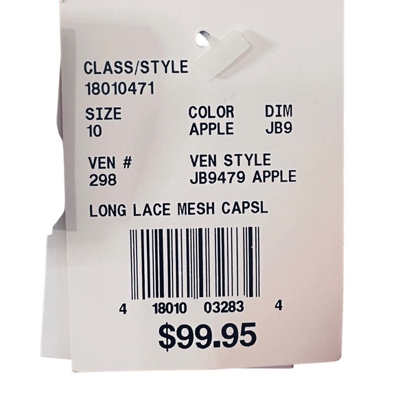 NWT David’s Bridal Girl’s Size 10 Apple Red Full Length Formal Sleeveless Dress - Picture 9 of 12